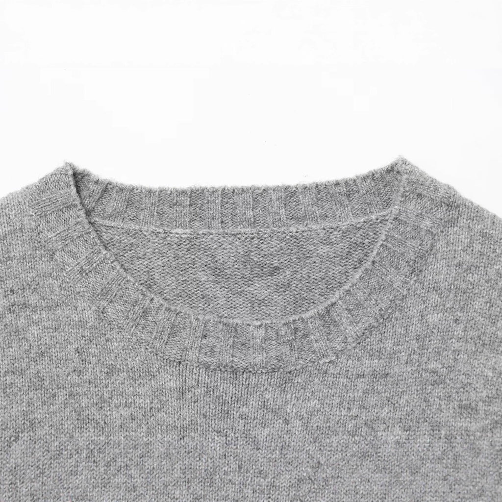 Irregular hem pullover knitted vest for women