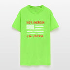 100% American 0% Liberal Republican American Flag