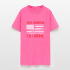 100% American 0% Liberal Republican American Flag