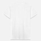 A rabbit on his bike next to the wooden tower