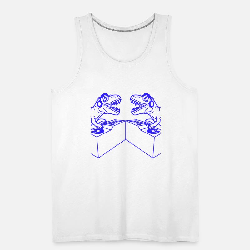 2 DJ Dinosaur T. Rex Team Dino Mixing Music Party