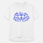 2 horses Team Pony Foal Couple Comic Friends Love