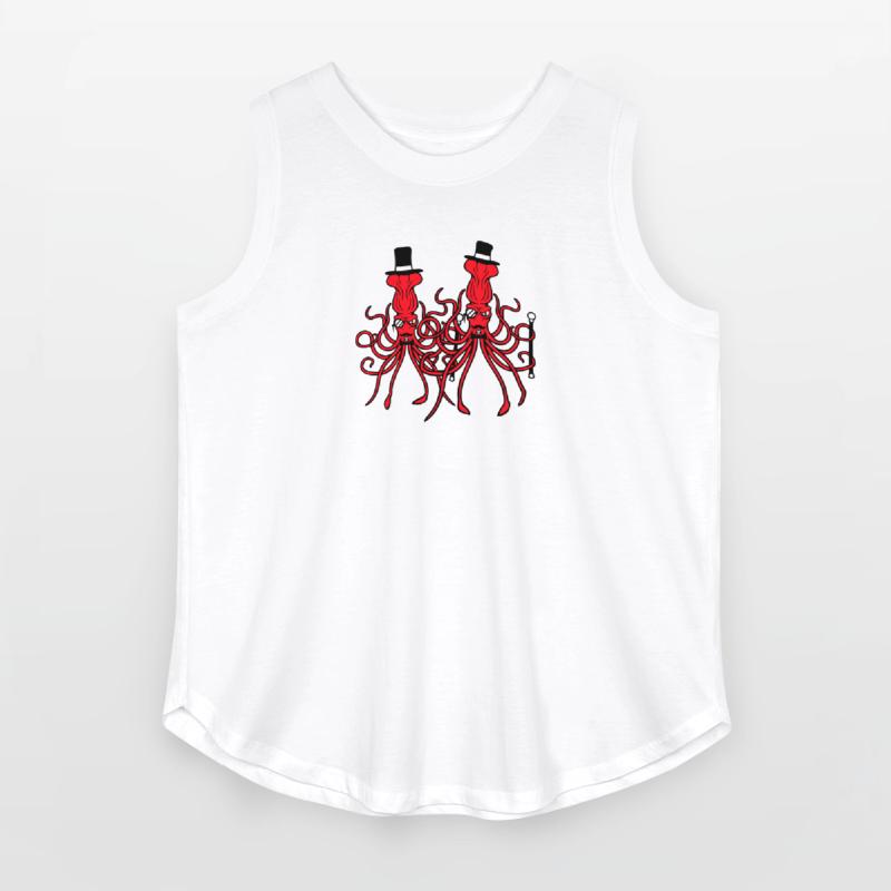 2 octopus sir hat monocle glasses two rich friends