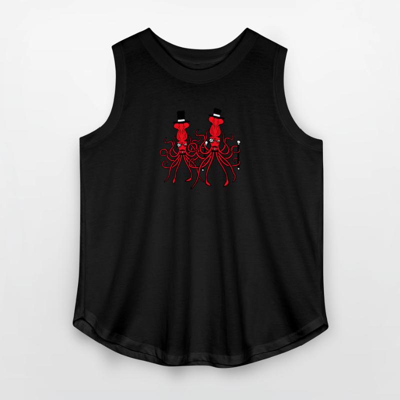 2 octopus sir hat monocle glasses two rich friends