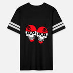 2 Pirate Skull Skeleton Halloween Two Friends Team