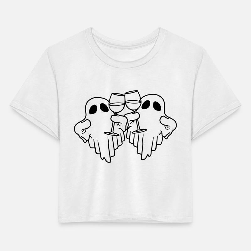 2 wine drinking ghosts