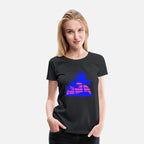 3 Palm Trees Island Tree Stripe Sun Sunset Evening