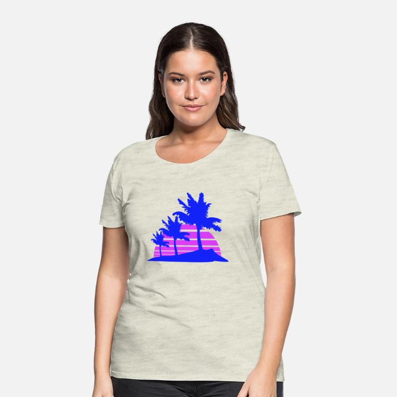 3 Palm Trees Island Tree Stripe Sun Sunset Evening