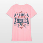 4th of July God Bless America Christian Cross