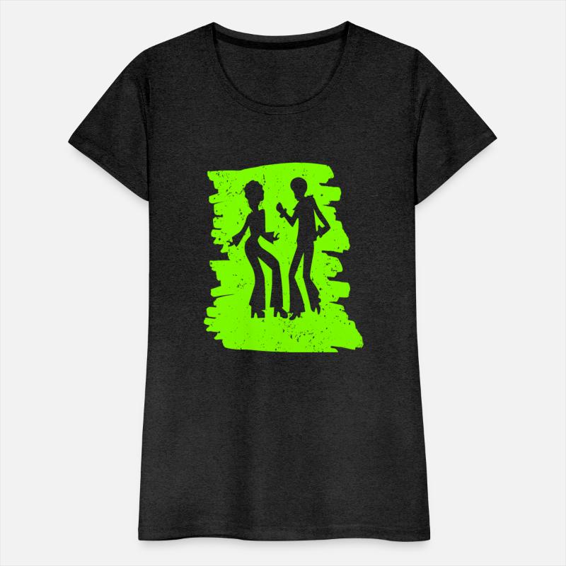 70s Disco Dancer Radium color t shirt Black Tshirt