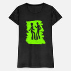 70s Disco Dancer Radium color t shirt Black Tshirt