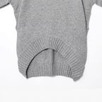 Irregular hem pullover knitted vest for women