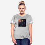 A digital painting of dragon feathers on its head