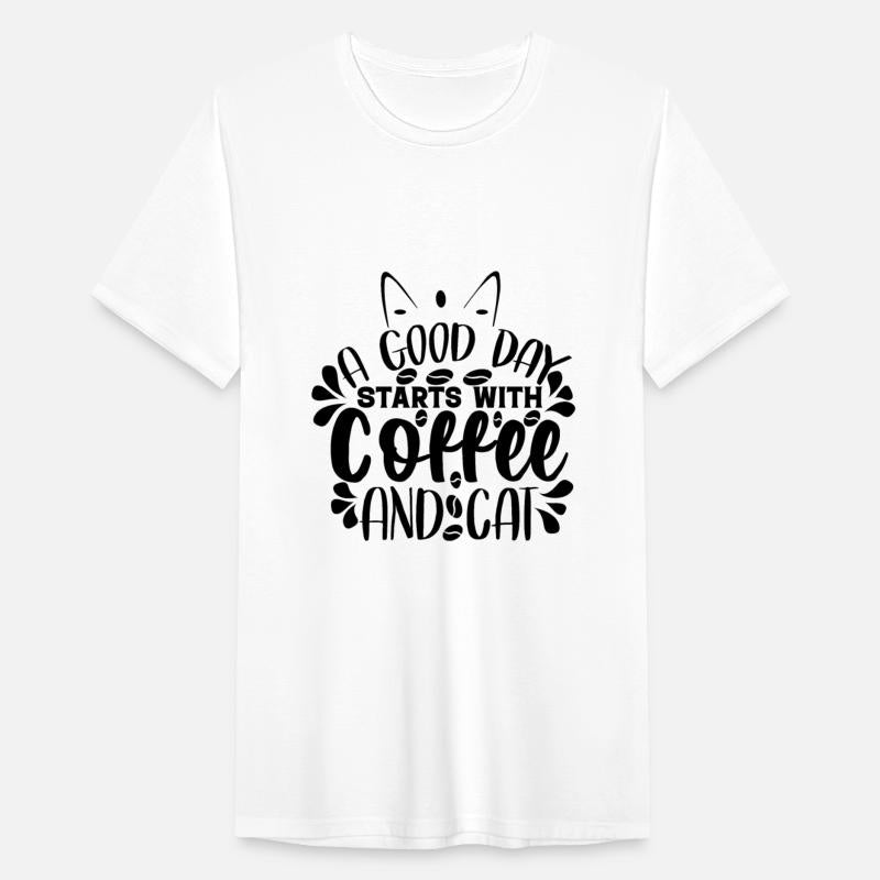 A Good Day Starts with Coffee and Cats