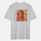 A skeleton astronaut design T-Shirt