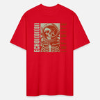 A skeleton astronaut design T-Shirt