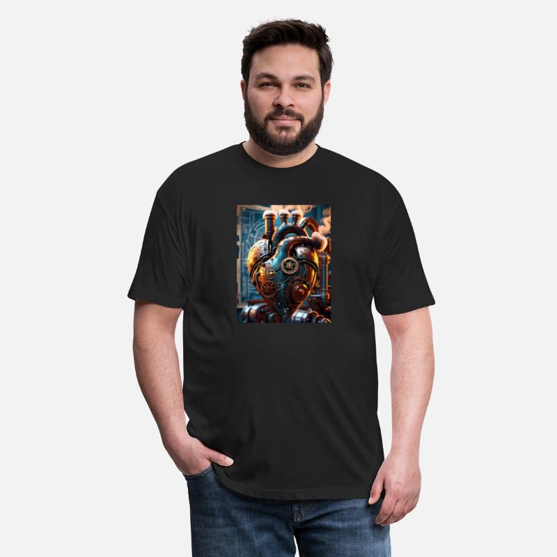 A steampunk style mechanical heart