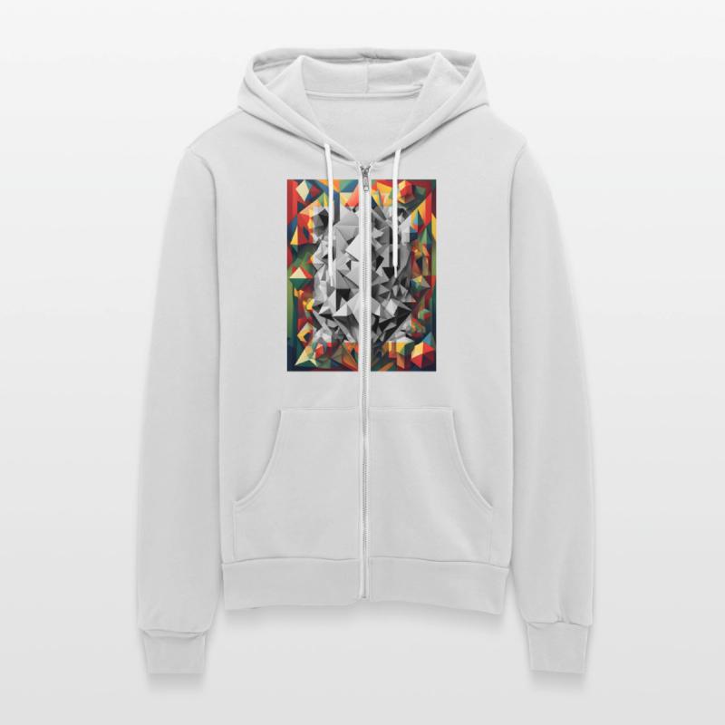 Abstract figures with color effects. Option 1