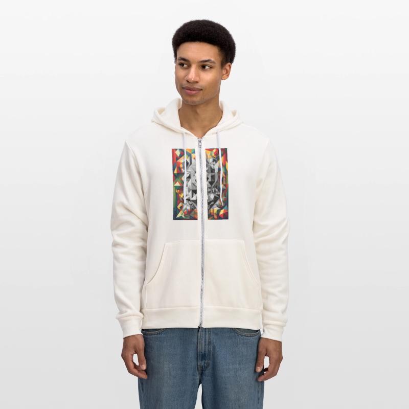 Abstract figures with color effects. Option 1