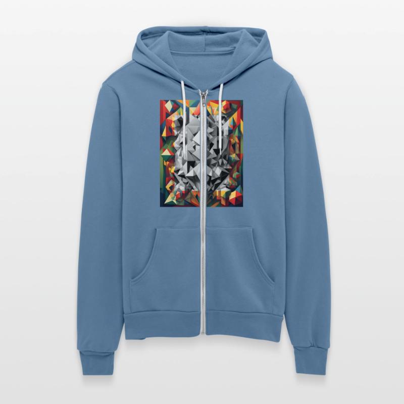 Abstract figures with color effects. Option 1