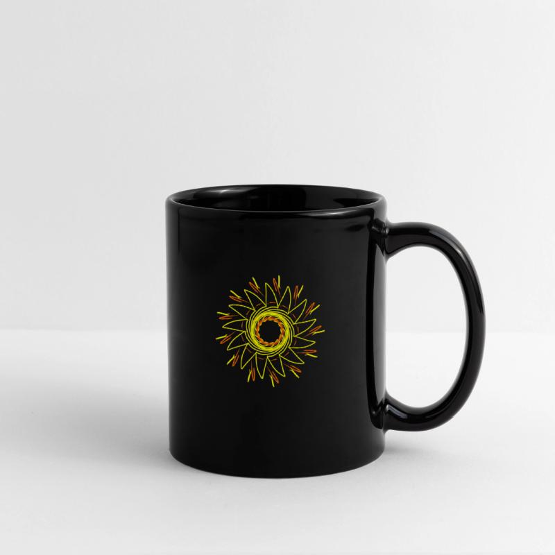 Abstract sun, circular pattern, mandala