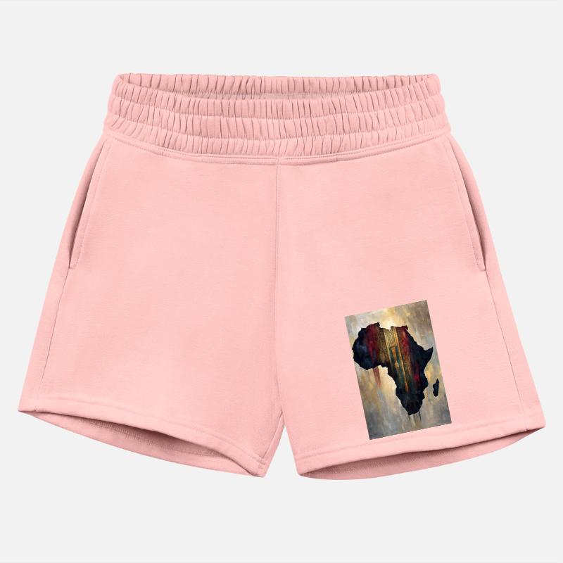 Africa Map Tribal Art Print