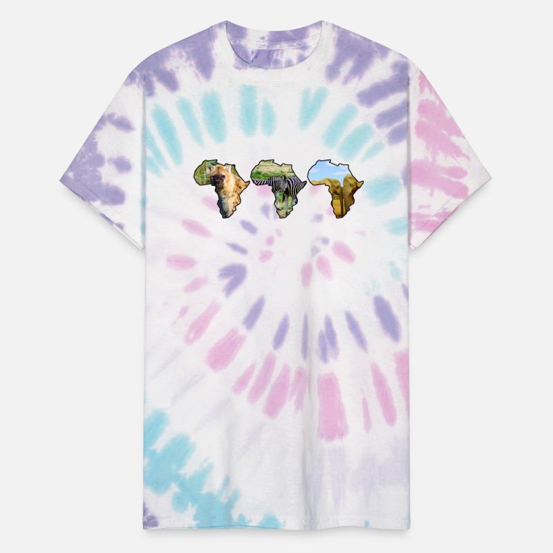 Africa Wildlife Continent Collage Trio