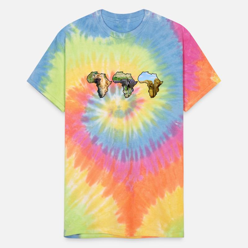 Africa Wildlife Continent Collage Trio