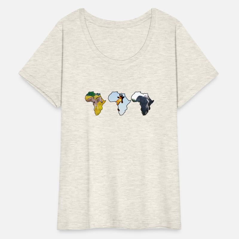 Africa Wildlife Continent Collage Trio