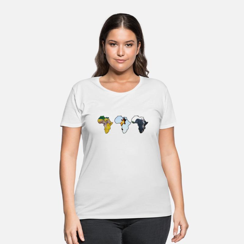 Africa Wildlife Continent Collage Trio