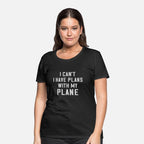 Airline Pilot Pun Aircraft Pilot Plans With Plane