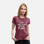 Airline Pilot Pun Aircraft Pilot Plans With Plane