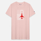 Airport Runway with USA Flag for Patriot Pilot