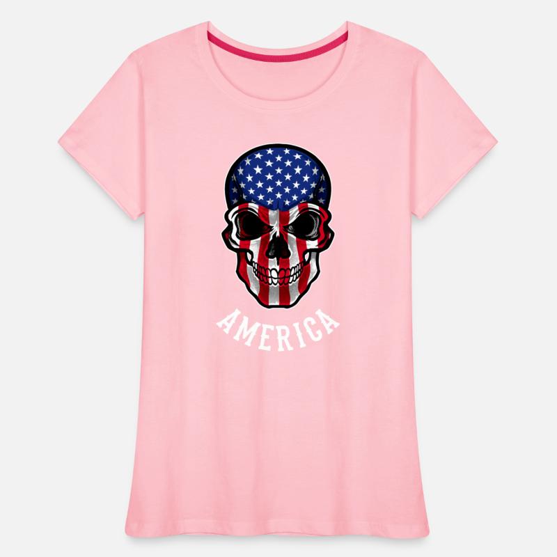 America Flag Skull United States Patriotic USA