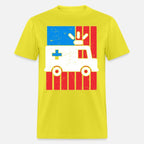 American Flag Ambulance Car Distressed