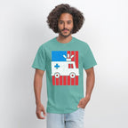 American Flag Ambulance Car Distressed