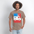 American Flag Ambulance Car Distressed