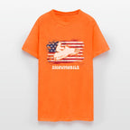 American Flag Snowmobile Rider Snowmobiling Winter