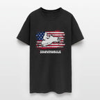 American Flag Snowmobile Rider Snowmobiling Winter