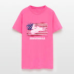 American Flag Snowmobile Rider Snowmobiling Winter