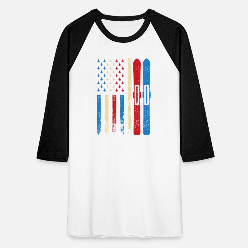 American Sports Flag Athletic Ice Skating Ski 4th