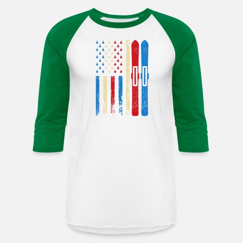 American Sports Flag Athletic Ice Skating Ski 4th