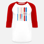 American Sports Flag Athletic Ice Skating Ski 4th