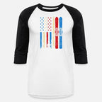 American Sports Flag Athletic Ice Skating Ski 4th