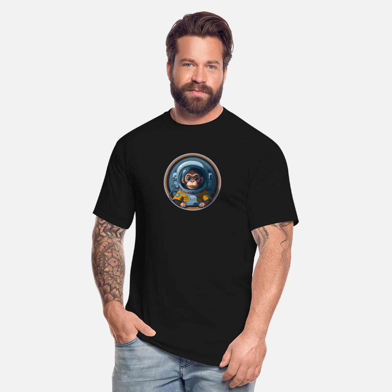An Astronaut monkey circular design