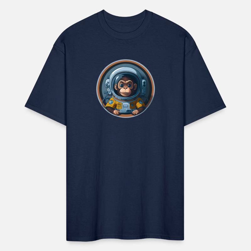 An Astronaut monkey circular design