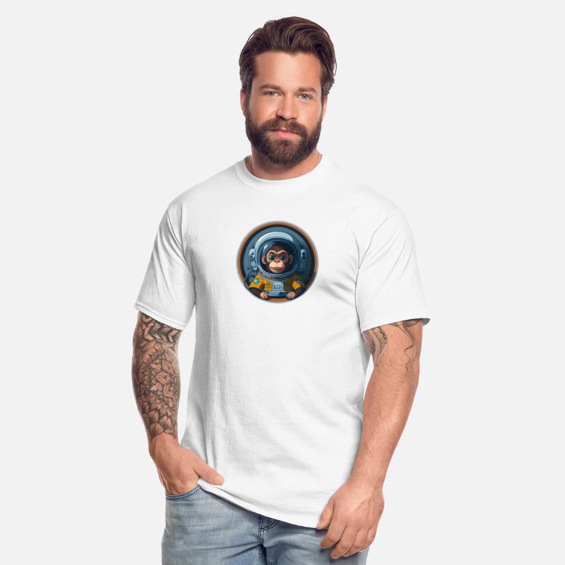 An Astronaut monkey circular design