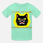 Angry Black Cat Rabies Parody Design