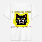 Angry Black Cat Rabies Parody Design