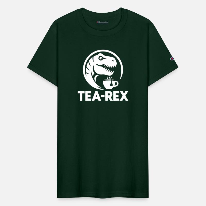 Animal Office Humor Funny Tea-rex Logo